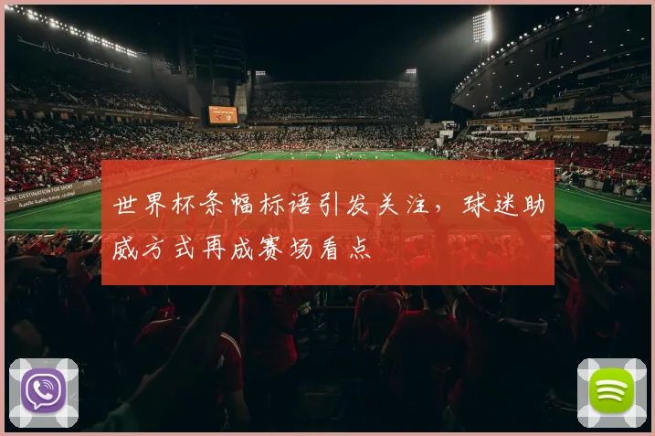 世界杯条幅标语引发关注,球迷助威方式再成赛场看点